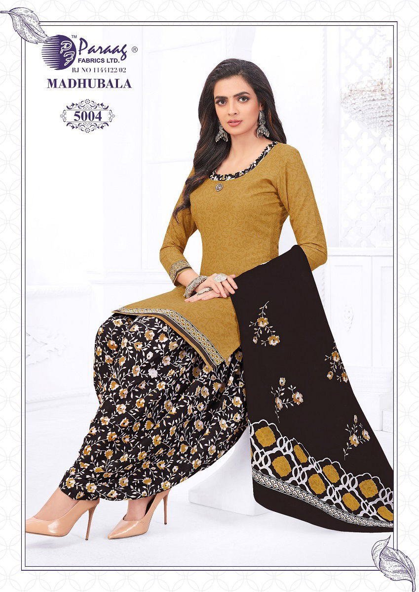 Paraag Madhubala Vol 5 Printed Cotton Dress Material Catalog
